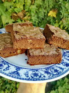 Una foto de Brownies de chocolate con nueces ☕