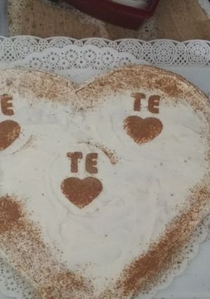 Una foto de Torta corazón
