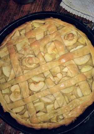 Una foto de Tarta de manzana 🍎
