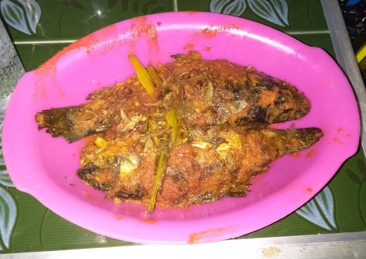 Edisi ikan lagi gaes ikan mas bumbu merah pedas#siap ramadhan