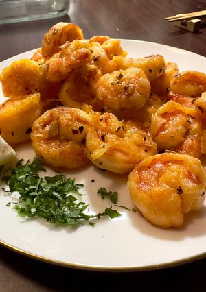 A picture of Garlic butter shrimp.