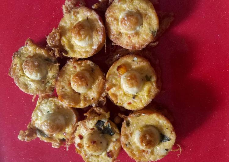 Resep Tahu isi telur puyuh kukus goreng Anti Gagal