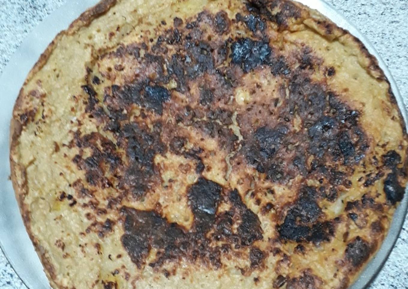 Waffle fit de banana