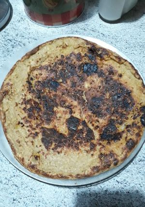 Una foto de Waffle fit de banana