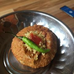 A picture of Shegaon special kachori.