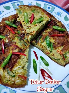 Foto resep Telur Dadar Sayur