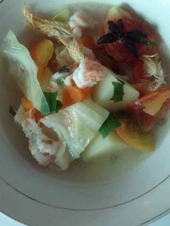 Foto resep Sop udang mpasi..
