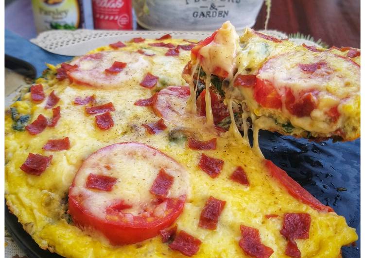 Langkah Mudah untuk Menyiapkan Frittata (Italian Omelette) Anti Gagal