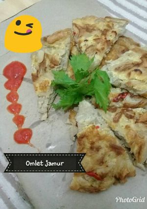 Foto resep Omlet jamur simple cepat no ribet