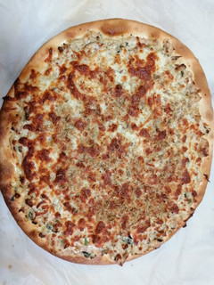 Foto de Pizza de galinha com natas