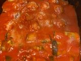 Arrollados de berenjena y carne Kukla