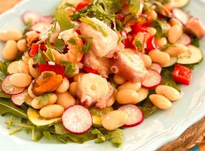 Foto principal de Ensalada de salpicón con alubia blanca