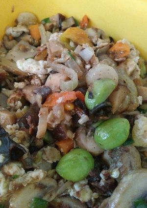 Foto resep Orak oarik Jamur Petai