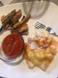 Baked scallops
