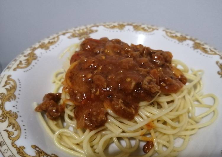 Spaghetti Bolognese Rumahan