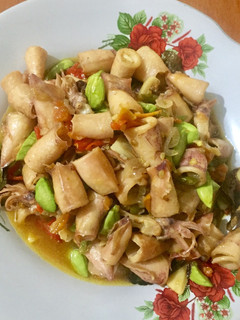 Foto resep Tumis Cumi Pete