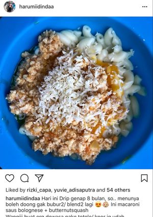 Foto resep Mpasi 8 bulan macaroni bolognese