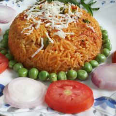 A picture of Tomato rice.