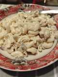 Coditos con Salsa de Queso Crema