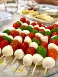 Espetadinhas de Tomate e Mozzarella