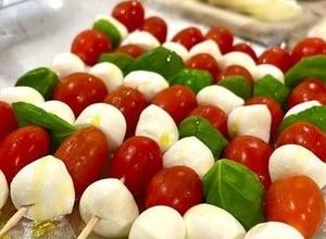 Foto de Espetadinhas de Tomate e Mozzarella