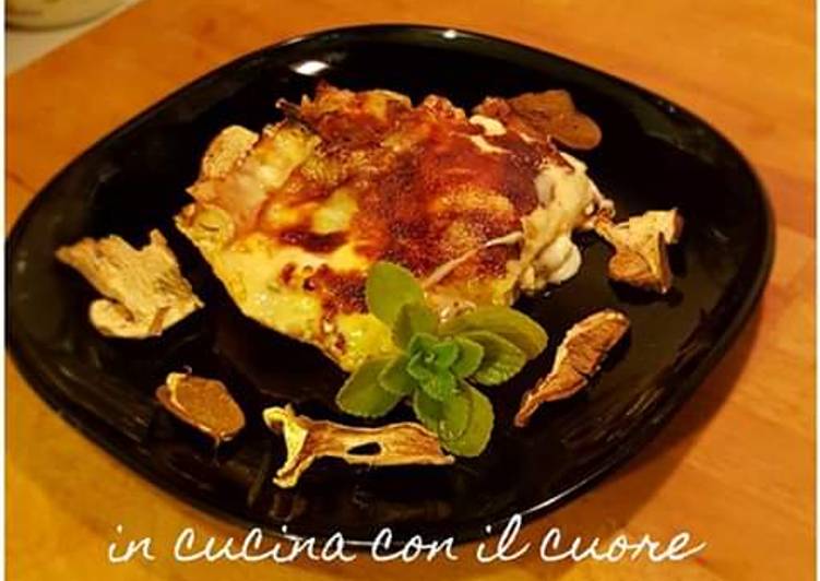 Lasagne porcini ricotta e scamorza 🎄⛄🎄⛄🎄
