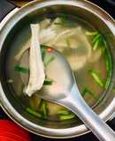 Canh cá đục nấu hành tiêu