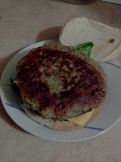 Una foto de Hamburguesa de lentejas