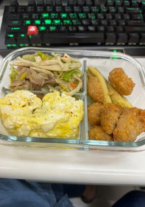 洋蔥豆腐玉子燒 的食譜成品照片