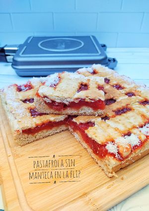 Una foto de Pastafrola sin manteca en la Flip