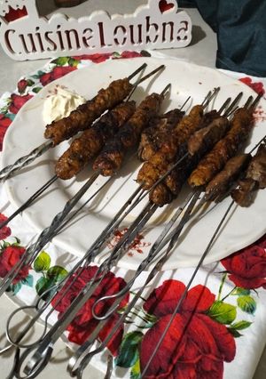 صورة لوصفة شيش كباب مشوي عالفحم