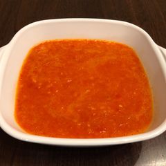 A picture of Easy Homemade Chili Sauce (Sambel cabe for bakso or mie ayam).