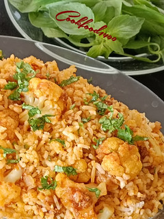 عکسی از دستور پلو گل کلم