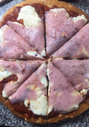 Una foto de Pizza Casera al estilo de mi papá