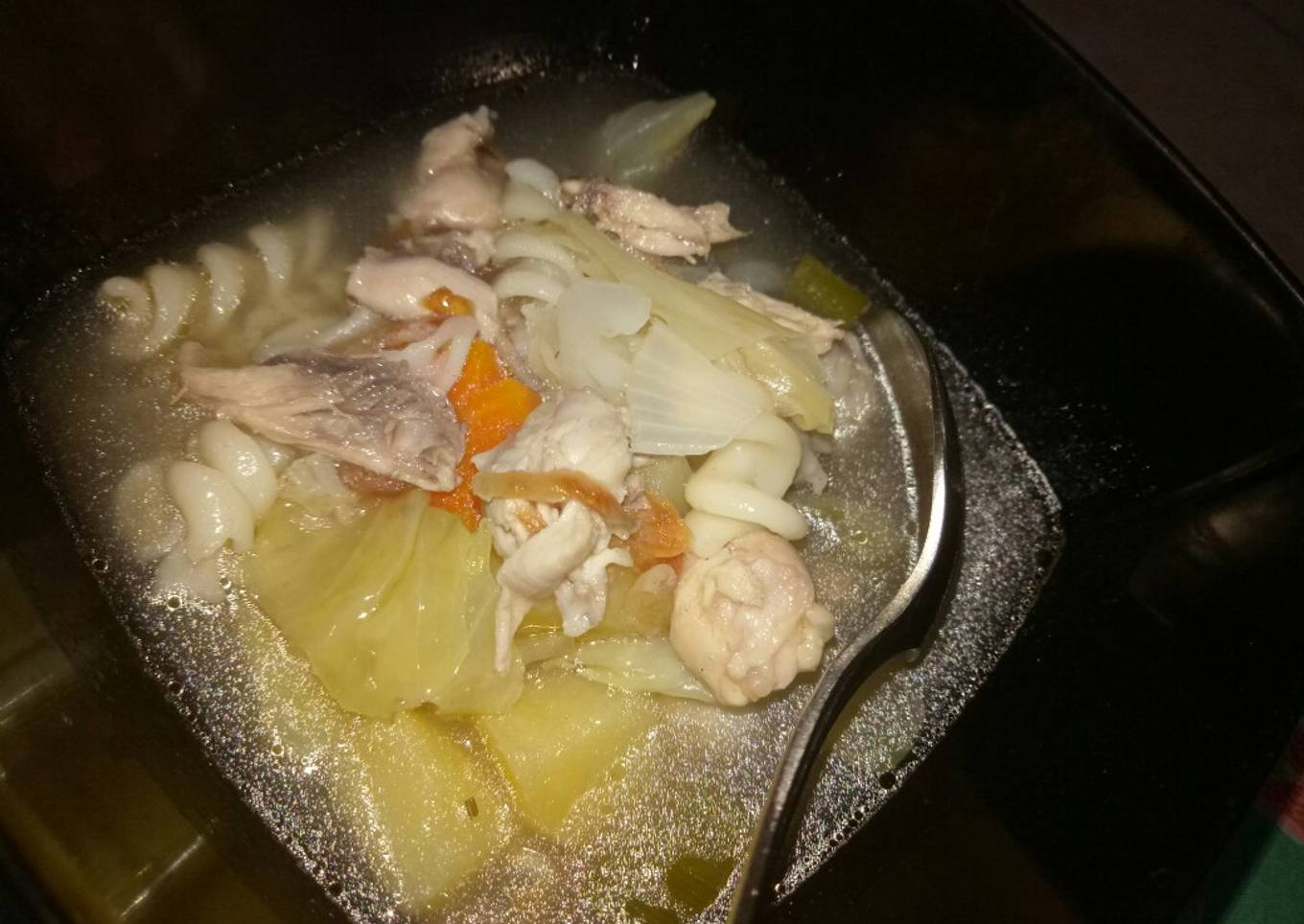 Chicken soup mantap jiwaaaa