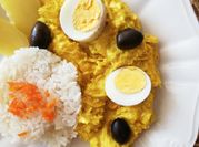 Una foto de aji de gallina