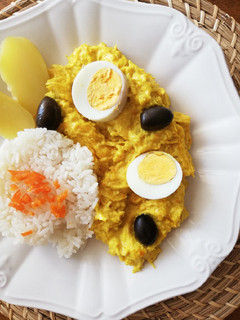 Una foto de Ají de gallina