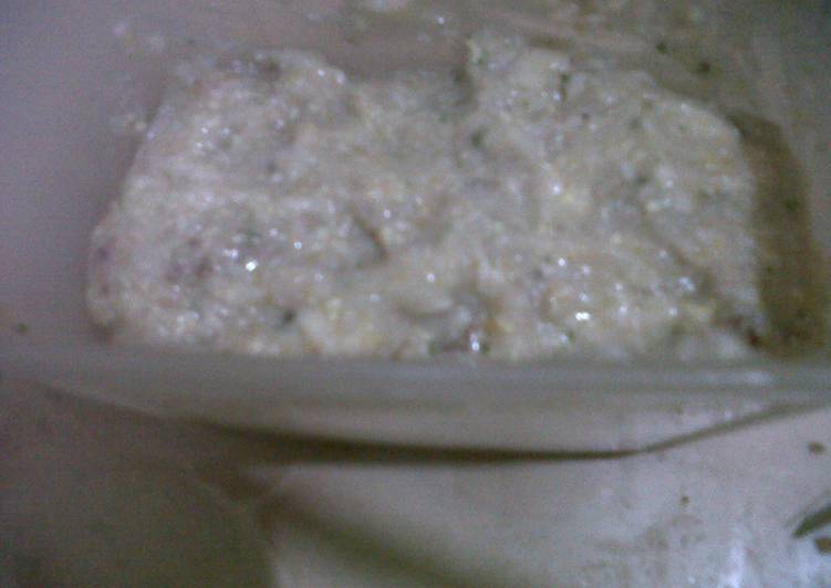 Resep Mpasi Bubur Beras Merah + Anti Gagal