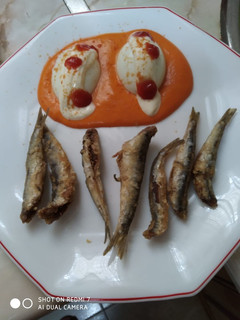 Una foto de Huevos rellenos