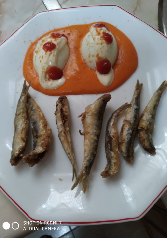 Una foto de Huevos rellenos