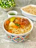 Sop Mie Bandong Khas Sambas (Sup mie Asin Ubi)