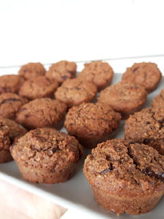Una foto de Mini muffins de chocolate
