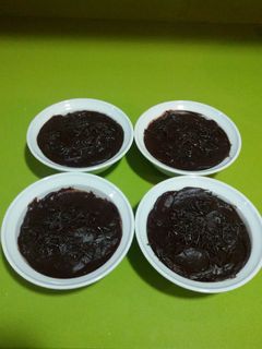 Una foto de Natillas de chocolate