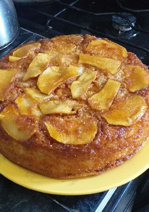 Una foto de Torta manzana en baño María