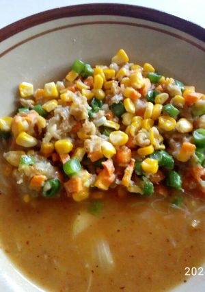 Foto resep Orak arik wortel jagung dan buncis (tanpa telur)