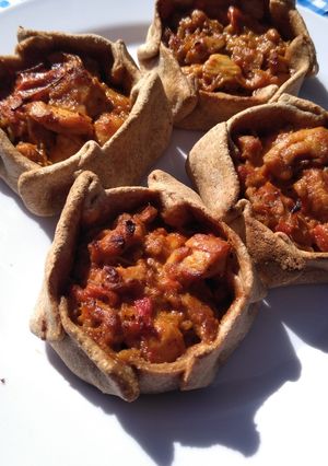 Una foto de Canastitas de pollo