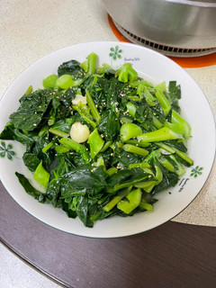蒜炒芥藍菜 的食譜成品照片