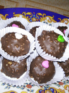 صورة لوصفة حلوى بدون طهي