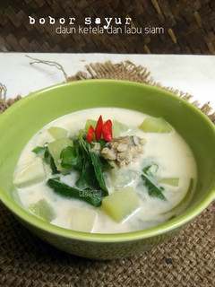 Foto resep Bobor Daun Ketela Labu Siam