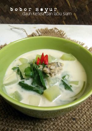 Foto resep Bobor Daun Ketela Labu Siam